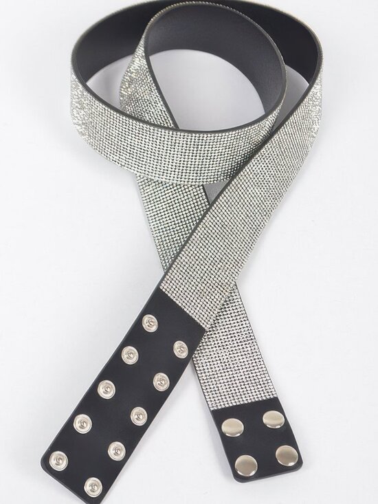 Plus Size Rhinestone Belt